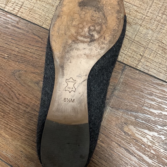 Tory Burch Wool and Leather Flats womens - Picture 2 of 8